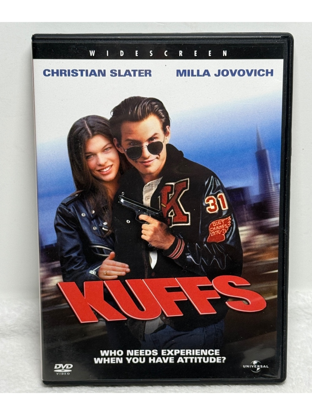 Kuffs DVD 1992 Christian Slater Milla Jovovich Widescreen 2003 Universal